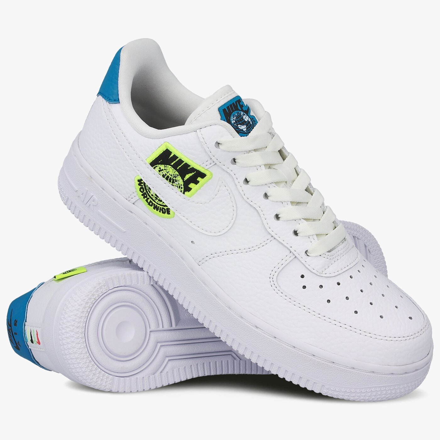 nike air force one geel