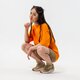 Moteriški marškinėliai ADIDAS ESSENTIAL TREFOIL BOYFRIEND MARŠKINĖLIAI hf7476 spalva oranžinė