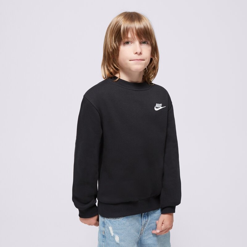 NIKE DŽEMPERIS K NSW CLUB FLC CREW LS LBR BOY