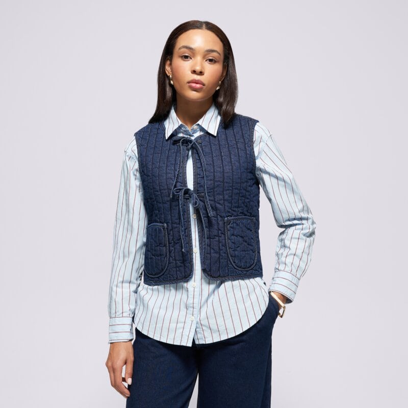 LEVI'S BERANKOVIS LOTTIE LINER VEST DARK INDIGO FLAT FINISH