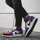 Vaikiški kedai AIR JORDAN 1 MID BG 554725-124 spalva mėlyna