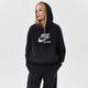 Moteriškas džemperis NIKE DŽEMPERIS SU GOBTUVU W NSW FLC HOODIE HTG dd5673-010 spalva juoda