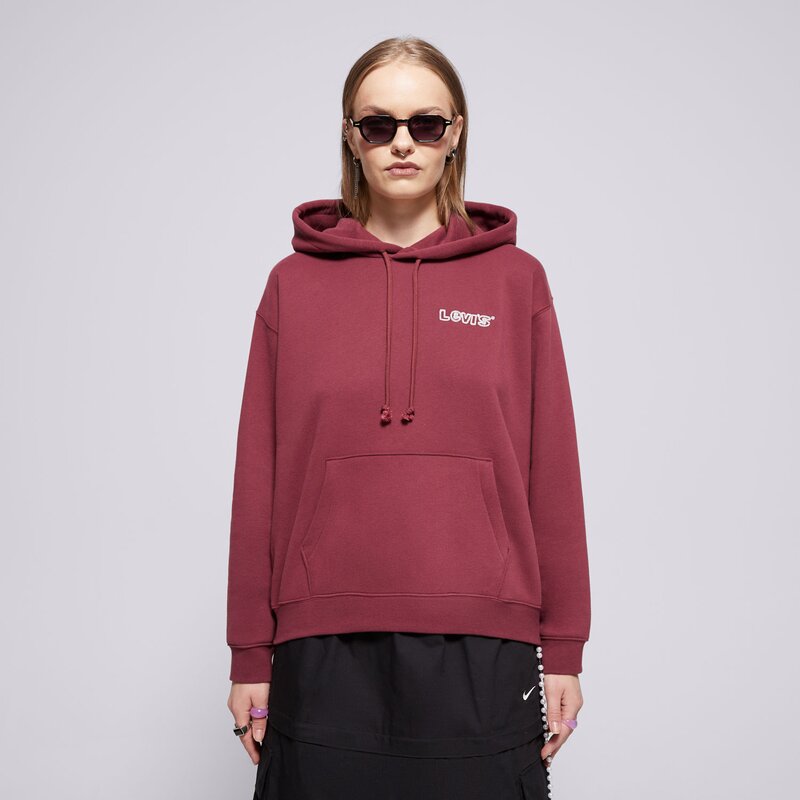LEVI'S DŽEMPERIS SU GOBTUVU GRAPHIC EVERYDAY HOODIE REDS