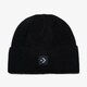 Vaikiška kepurė CONVERSE KEPURĖ STAR CHEVRON SHORT DOME WATCHCAP 561936 spalva juoda