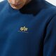 Vyriškas džemperis ALPHA INDUSTRIES DŽEMPERIS   BASIC SWEATER SMALL LOGO 188307-435 spalva tamsiai mėlyna