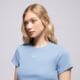 Moteriški marškinėliai NIKE MARŠKINĖLIAI W NSW RIB TGHT SS TEE hv4994-486 spalva mėlyna