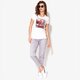 Moteriški marškinėliai ADIDAS MARŠKINĖLIAI SS TREFOIL TEE bk2346 spalva balta