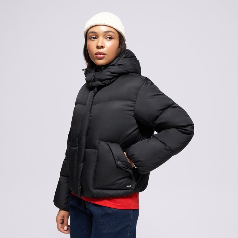 LEVI'S STRIUKĖ  ŽIEMINĖ WESTERN   BUBBLE SHORTIE BLACK