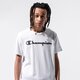 Vyriški marškinėliai CHAMPION MARŠKINĖLIAI LOGO TEE 215280ww001 spalva balta