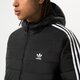 Vyriška žieminė striukė ADIDAS STRIUKĖ  ŽIEMINĖ PAD HOODED PUFF hl9211 spalva juoda