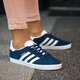 Vaikiški kedai ADIDAS GAZELLE J  by9144 spalva tamsiai mėlyna