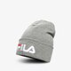 Vaikiška kepurė FILA KEPURĖ  ŽIEMINĖ SLOUCHY BEANIE LENIAR LOGO 686034b13 spalva pilka
