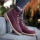 Vaikiški žieminiai batai TIMBERLAND PREMIUM 6 INCH BOOT a1baq spalva tamsiai raudona