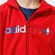 Vaikiškas džemperis ADIDAS DŽEMPERIS UŽSEGAMAS TRACKMARŠKINĖLIAI MM gn7438 spalva raudona