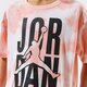 Vaikiški marškinėliai JORDAN MARŠKINĖLIAI JORDAN GIRL TIE DYE BOXY TEE GIRL 45a764-n0q spalva oranžinė