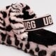 Moteriški sandalai UGG FLUFF YEAH ANIMALI 1127073-pink scallop spalva rožinė