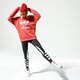 Moteriškas džemperis ADIDAS DŽEMPERIS TRF CREW SWEAT fm3291 spalva raudona
