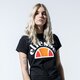 Moteriški marškinėliai ELLESSE MARŠKINĖLIAI CINE sge09978black spalva juoda