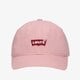 Moteriška kepurė su snapeliu LEVI'S KEPURĖ MID BATWING BASEBALL CAP d5460-0004 spalva rožinė