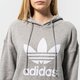 Moteriškas džemperis ADIDAS DŽEMPERIS SU GOBTUVU TRF HOODIE h33589 spalva pilka