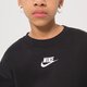 Vaikiškas džemperis NIKE DŽEMPERIS G NSW CLUB FLC BF CREW LBR GIRL dd7473-010 spalva juoda