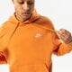 Vyriškas džemperis NIKE DŽEMPERIS SU GOBTUVU   NIKE SPORTSWEAR CLUB FLEECE bv2654-808 spalva ruda