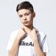 Vaikiški marškinėliai NIKE MARŠKINĖLIAI B NSW TEE AIR C&S cu6607-100 spalva balta