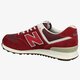 Vyriški kedai NEW BALANCE ML574FBR ml574fbr spalva tamsiai raudona