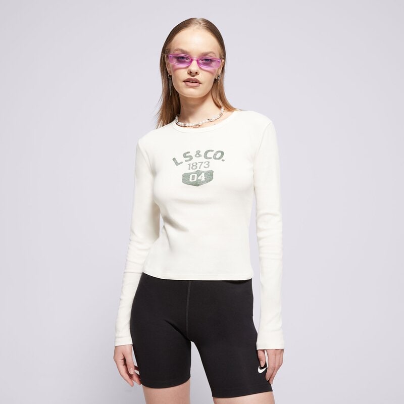 LEVI'S MARŠKINĖLIAI GRAPHIC LS RICKIE TEE NEUTRALS