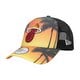 Vyriška kepurė su snapeliu NEW ERA KEPURĖ SUMMER CITY TRUCKER HEAT MIAMI HEAT BLK 60137589 spalva daugiaspalvė