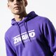 Vyriškas džemperis CONFRONT DŽEMPERIS SLOGAN PUR SWEATSHIRT cf39blm32001 spalva violetinė