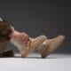 Moteriškos šlepetės UGG GOLDENSTAR EVELINA CLOG 1180251-sndc spalva rusvai gelsva