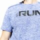 Vyriški marškinėliai UNDER ARMOUR MARŠKINĖLIAI SS RUN FRONT GRAPHIC SS 1316844-574 spalva mėlyna