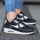 Moteriški kedai NIKE WMNS AIR MAX 90  325213-055 spalva juoda