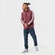 Vyriškas džemperis ADIDAS DŽEMPERIS SU GOBTUVU 3-STRIPES HOODY he9478 spalva tamsiai raudona