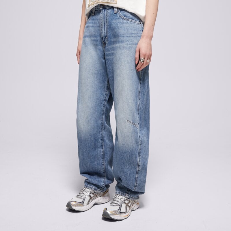 LEVI'S KELNĖS CINCH BARREL MED INDIGO WORN IN