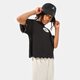 Vaikiški marškinėliai NIKE MARŠKINĖLIAI G NK DF TEE ICON CLASH BOXY FR GIRL dq4392-010 spalva juoda