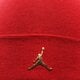 Vaikiška kepurė JORDAN KEPURĖ  ŽIEMINĖ JORDAN   CUFFED BEANIE METAL JM cw6402-687 spalva raudona