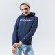 Moteriškas džemperis CHAMPION DŽEMPERIS SU GOBTUVU HOODED SWEATSHIRT 113207bs501 spalva tamsiai mėlyna