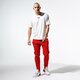 Vyriškos kelnės ADIDAS KELNĖS 3-STRIPES PANT ej9694 spalva raudona