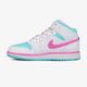 Vaikiški kedai AIR JORDAN 1 MID 555112-102 spalva balta