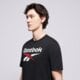 Vyriški marškinėliai REEBOK MARŠKINĖLIAI BRUNO   BIG LOGO CREW NECK SS TEE 100240887 spalva juoda