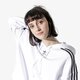 Moteriškas džemperis ADIDAS DŽEMPERIS CROPPED HOODIE WHT dx2321 spalva balta