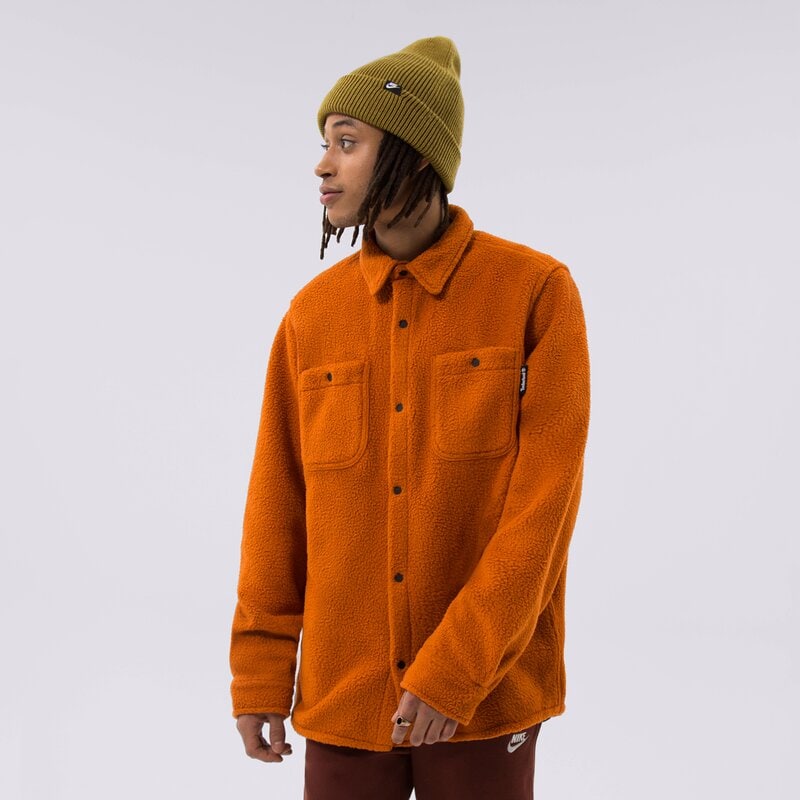 TIMBERLAND INNE FLEECE OVERSHIRT RUST