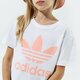 Vaikiški marškinėliai ADIDAS MARŠKINĖLIAI GIRLS' TREFOIL BOYFRIEND GIRL h35618 spalva balta