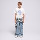 Vaikiški marškinėliai JORDAN MARŠKINĖLIAI JDG JORDAN 23 FLOWERS SS TEE GIRL 45f165-001 spalva balta