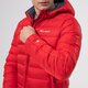 Vyriška žieminė striukė CHAMPION STRIUKĖ  ŽIEMINĖ HOODED JACKET 216647rs053 spalva tamsiai raudona