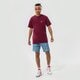 Vyriški marškinėliai VANS MARŠKINĖLIAI MN LEFT CHEST LOGO TEE BURGUNDY vn0a3czebrg1 spalva tamsiai raudona