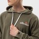 Vyriškas džemperis ELLESSE DŽEMPERIS SU GOBTUVU   TINCTORIA OH HOODY KHA shk13144506 spalva rusvai žalsva