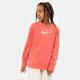 Vaikiškas džemperis NIKE DŽEMPERIS G NSW FT BF CREW GIRL dm8210-603 spalva rožinė